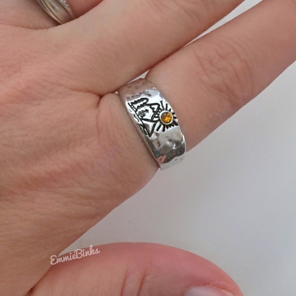 ✨3for$38 New FP Mountain Calling Bohemian Signet Ring - Picture 9 of 16